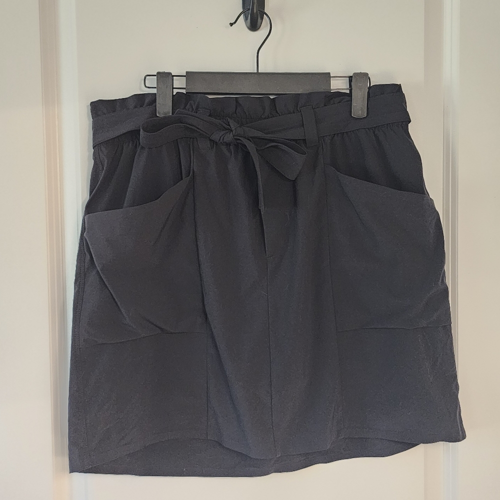 Athleta Skort with Tie, Black, Women's 12 Tall